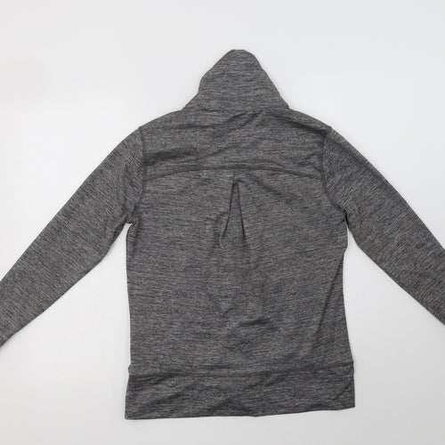 F&F Womens Grey  Polyester Full Zip Sweatshirt Size M  Zip