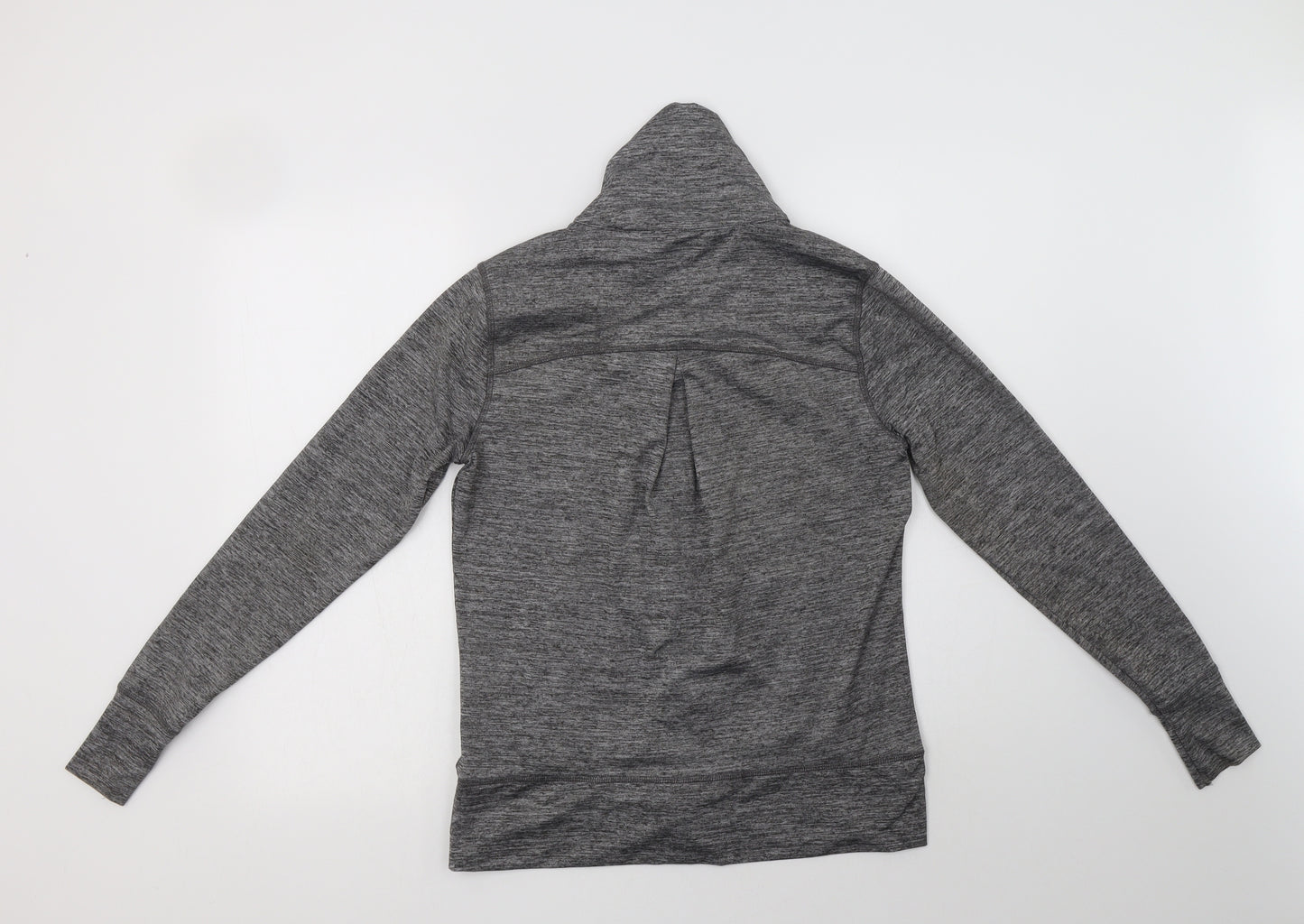 F&F Womens Grey  Polyester Full Zip Sweatshirt Size M  Zip
