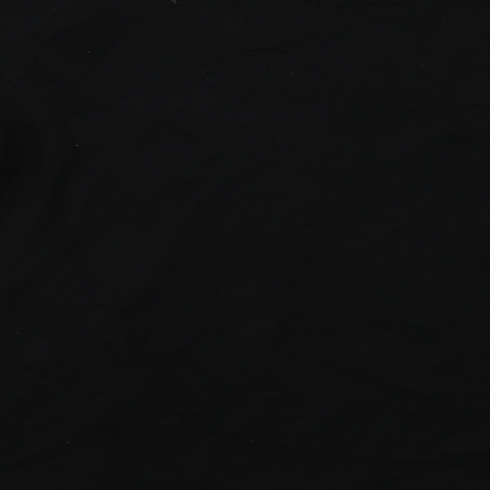 Primark Boys Black  Cotton Basic T-Shirt Size 9-10 Years Crew Neck  - Xbox