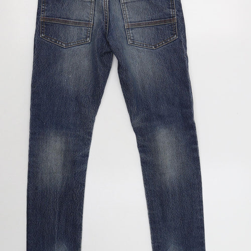 NEXT Boys Blue  Cotton Skinny Jeans Size 9 Years  Regular Button