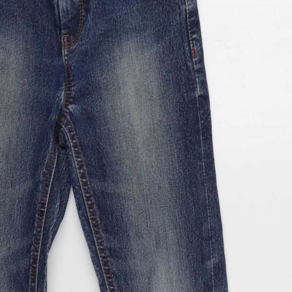 NEXT Boys Blue  Cotton Skinny Jeans Size 9 Years  Regular Button