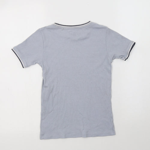 NEXT Boys Blue  Cotton Basic T-Shirt Size 9 Years Crew Neck