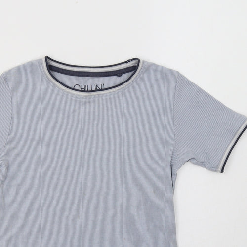 NEXT Boys Blue  Cotton Basic T-Shirt Size 9 Years Crew Neck