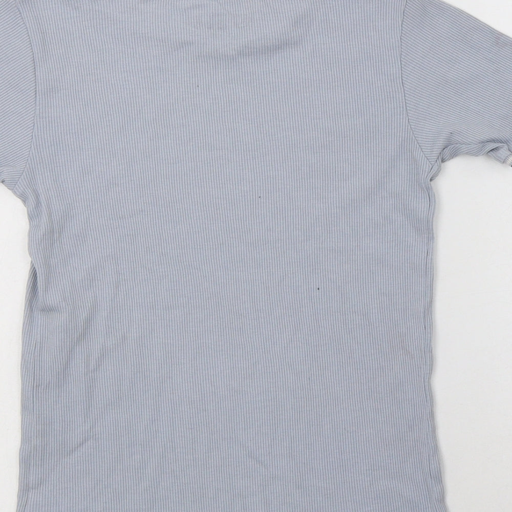 NEXT Boys Blue  Cotton Basic T-Shirt Size 9 Years Crew Neck