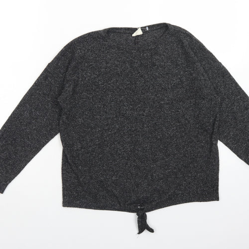 Zara Girls Grey  Polyester Pullover Sweatshirt Size 11-12 Years