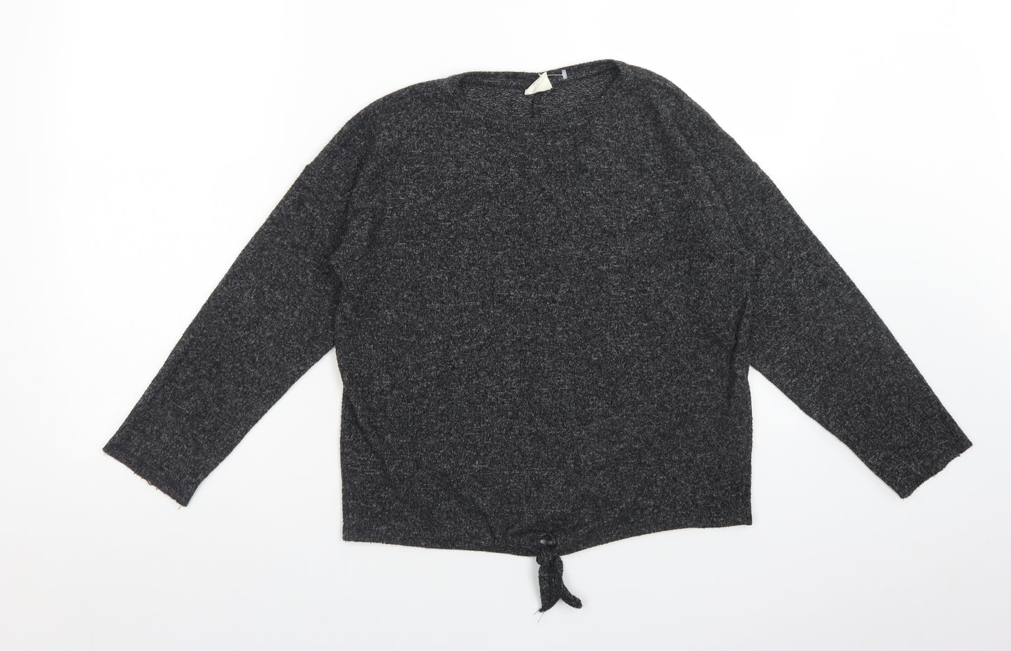 Zara Girls Grey  Polyester Pullover Sweatshirt Size 11-12 Years