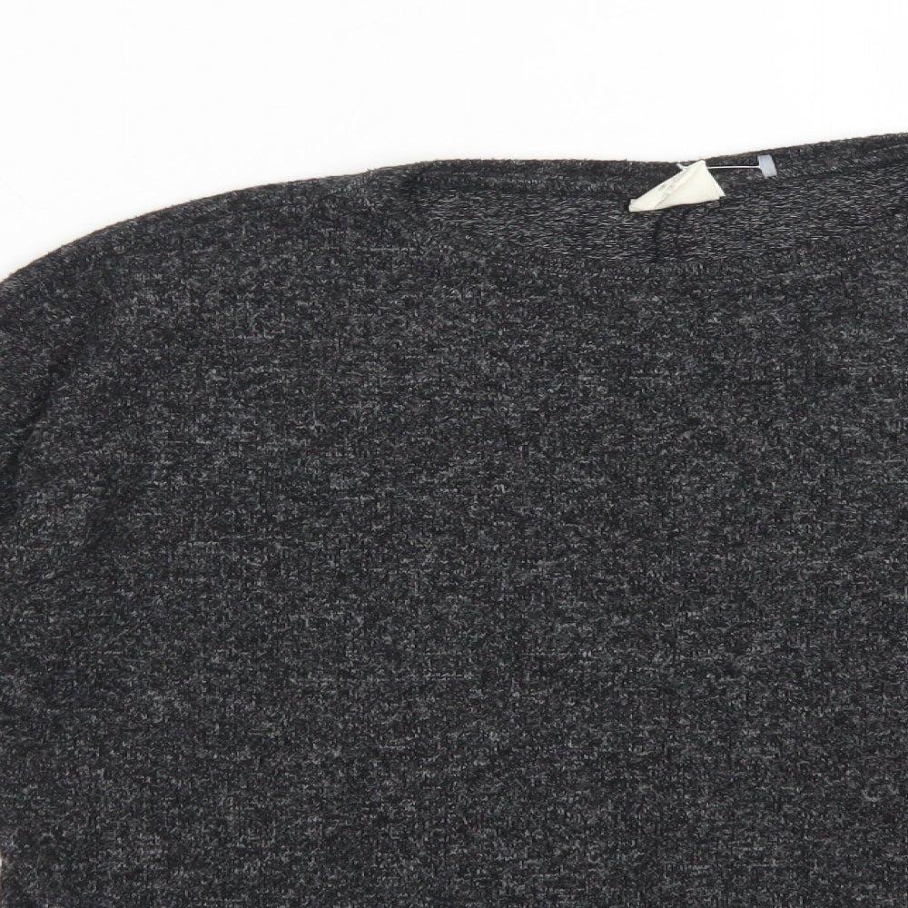 Zara Girls Grey  Polyester Pullover Sweatshirt Size 11-12 Years