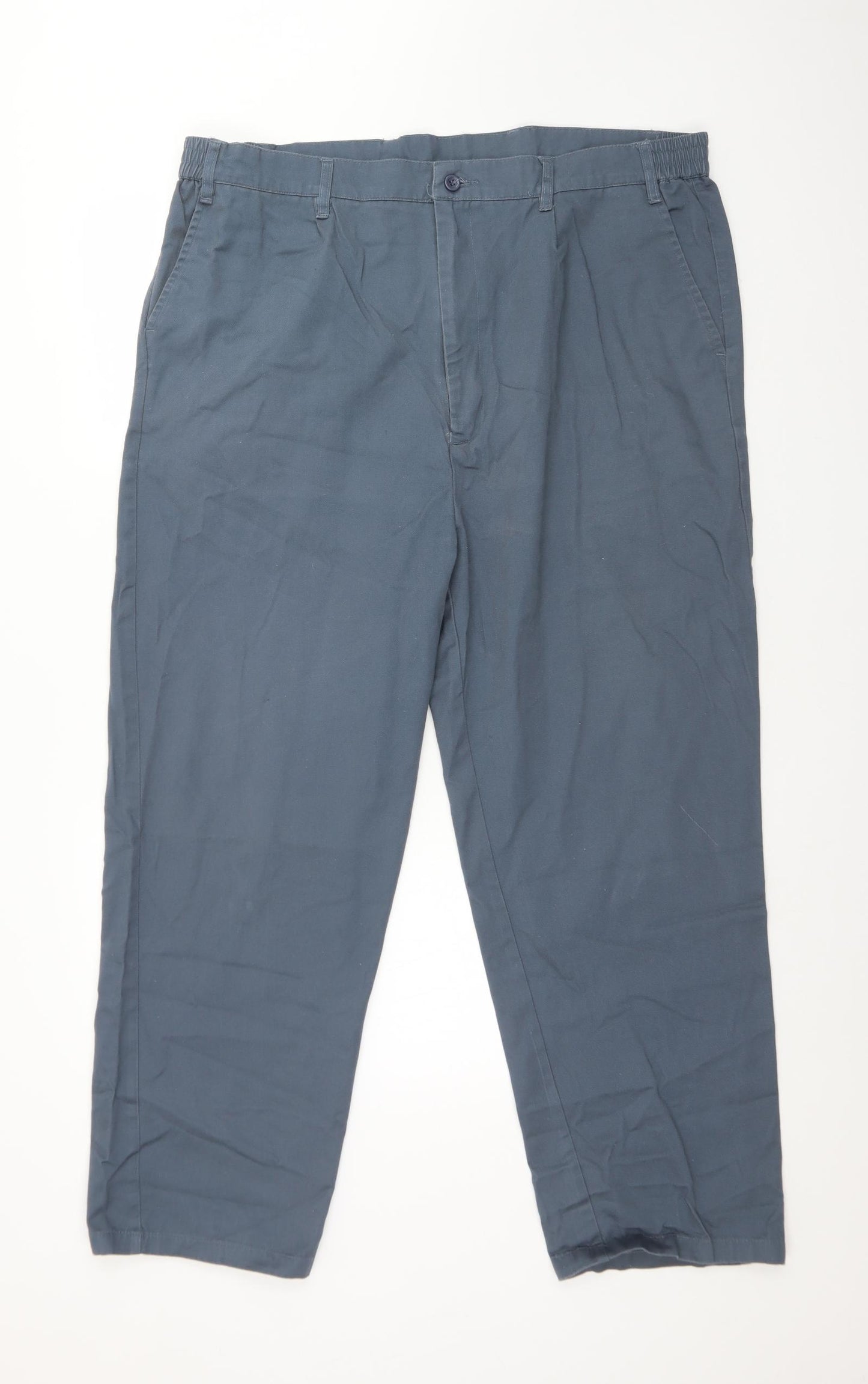 Chums Mens Blue  Cotton Chino Trousers Size 40 L29 in Regular