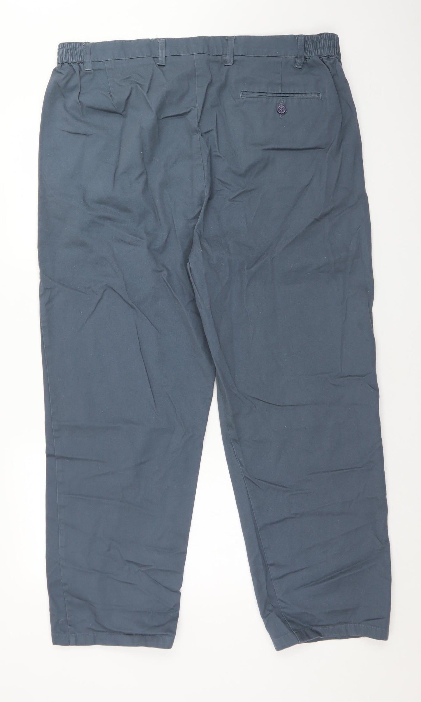 Chums Mens Blue  Cotton Chino Trousers Size 40 L29 in Regular