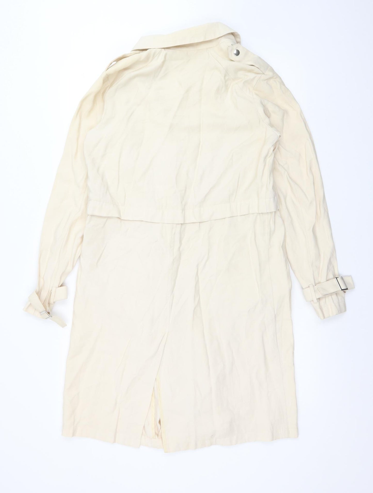 Atmosphere Womens Beige   Trench Coat Coat Size 10