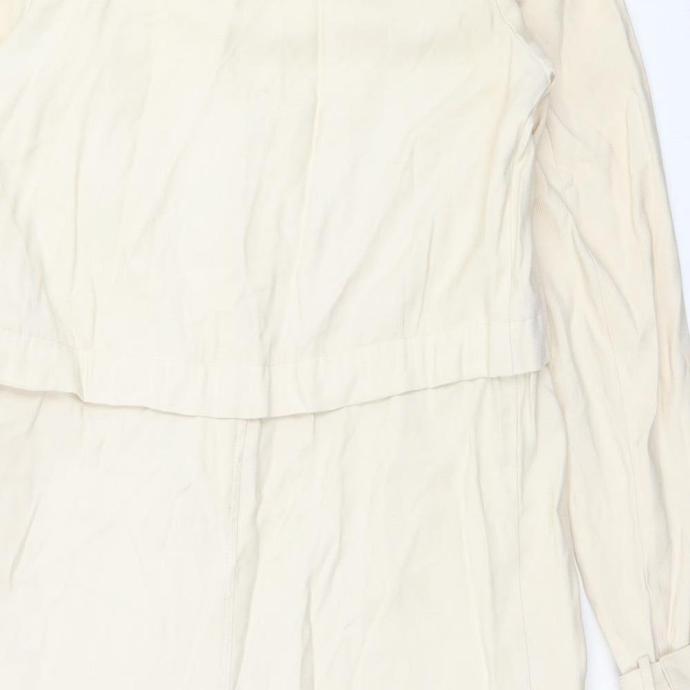 Atmosphere Womens Beige   Trench Coat Coat Size 10
