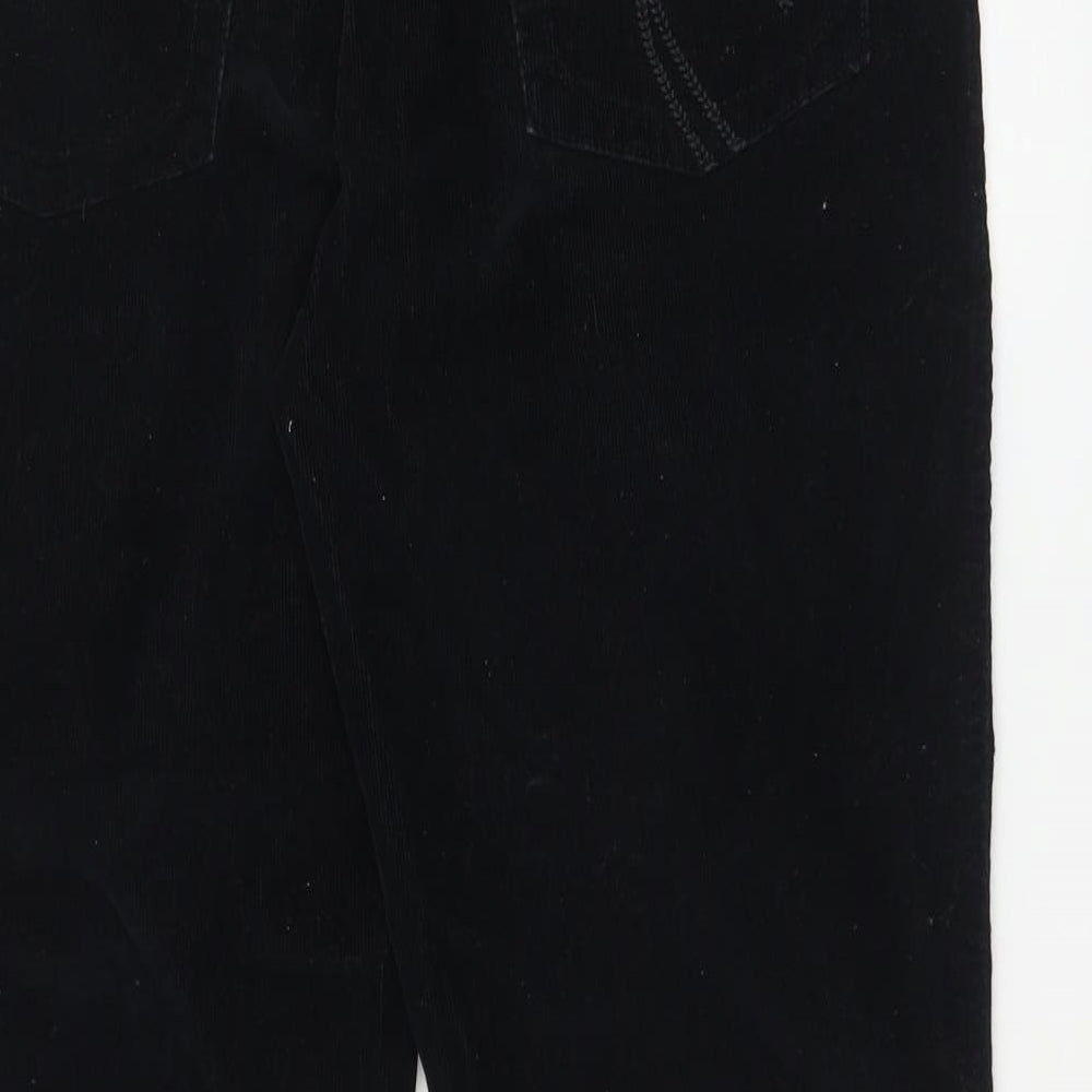 Per Una Womens Black  Cotton Bootcut Jeans Size 14 L27 in Regular