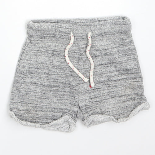 NEXT Boys Grey  Cotton Cropped Trousers Size 6-9 Months