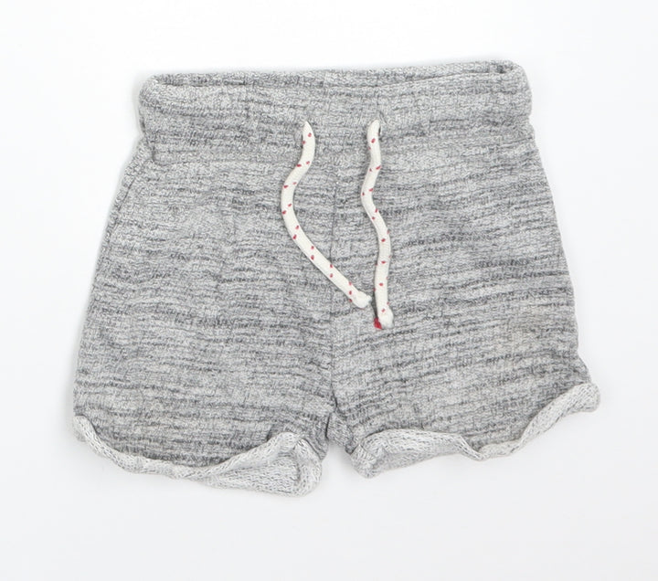 NEXT Boys Grey  Cotton Cropped Trousers Size 6-9 Months
