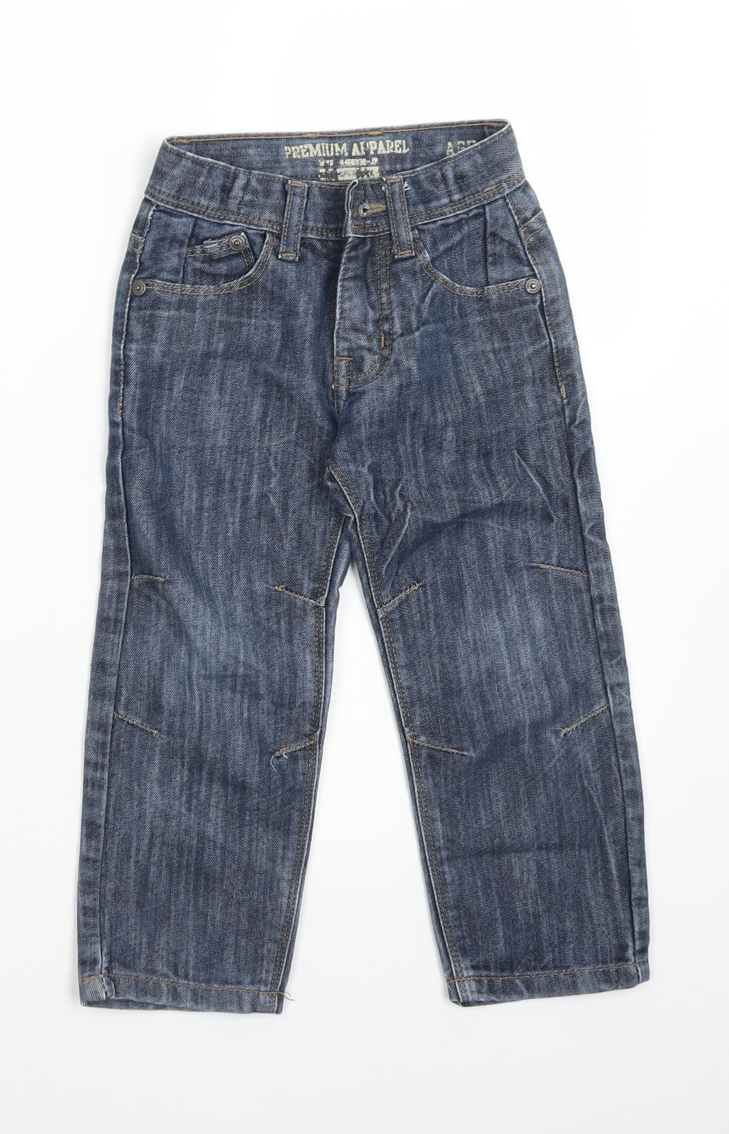 Matalan Boys Blue  Cotton Straight Jeans Size 3 Years  Regular