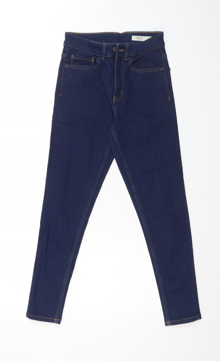 Preworn Womens Blue   Skinny Jeans Size 6 L25 in Regular