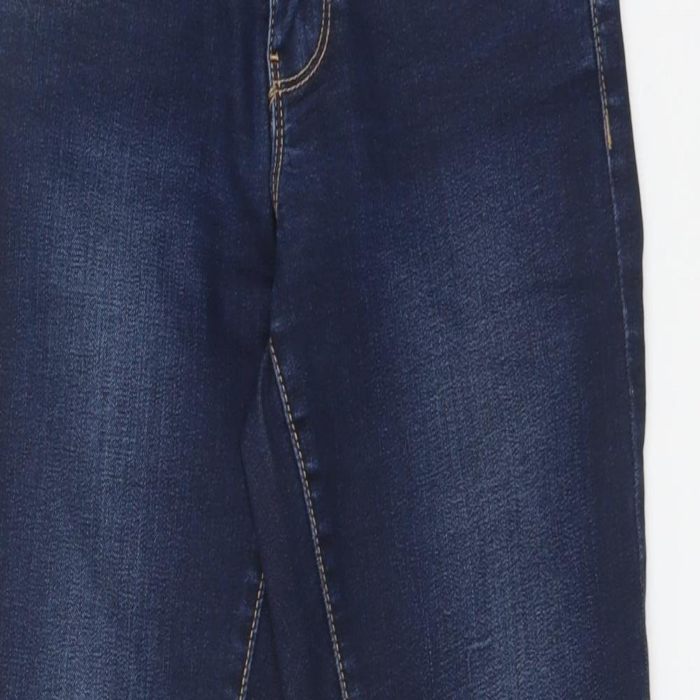 VERO MODA Womens Blue  Cotton Skinny Jeans Size 27 L32 in Regular