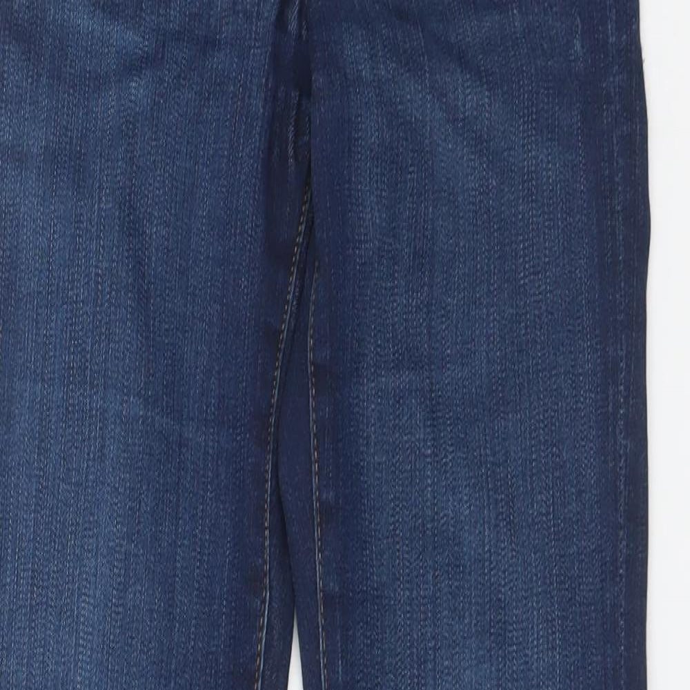 H&M Womens Blue  Cotton Skinny Jeans Size 27 L32 in Regular