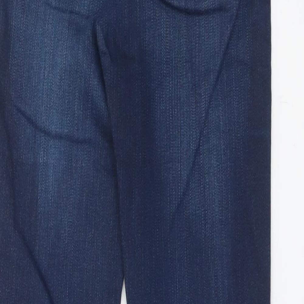 H&M Womens Blue  Cotton Skinny Jeans Size 27 L32 in Regular