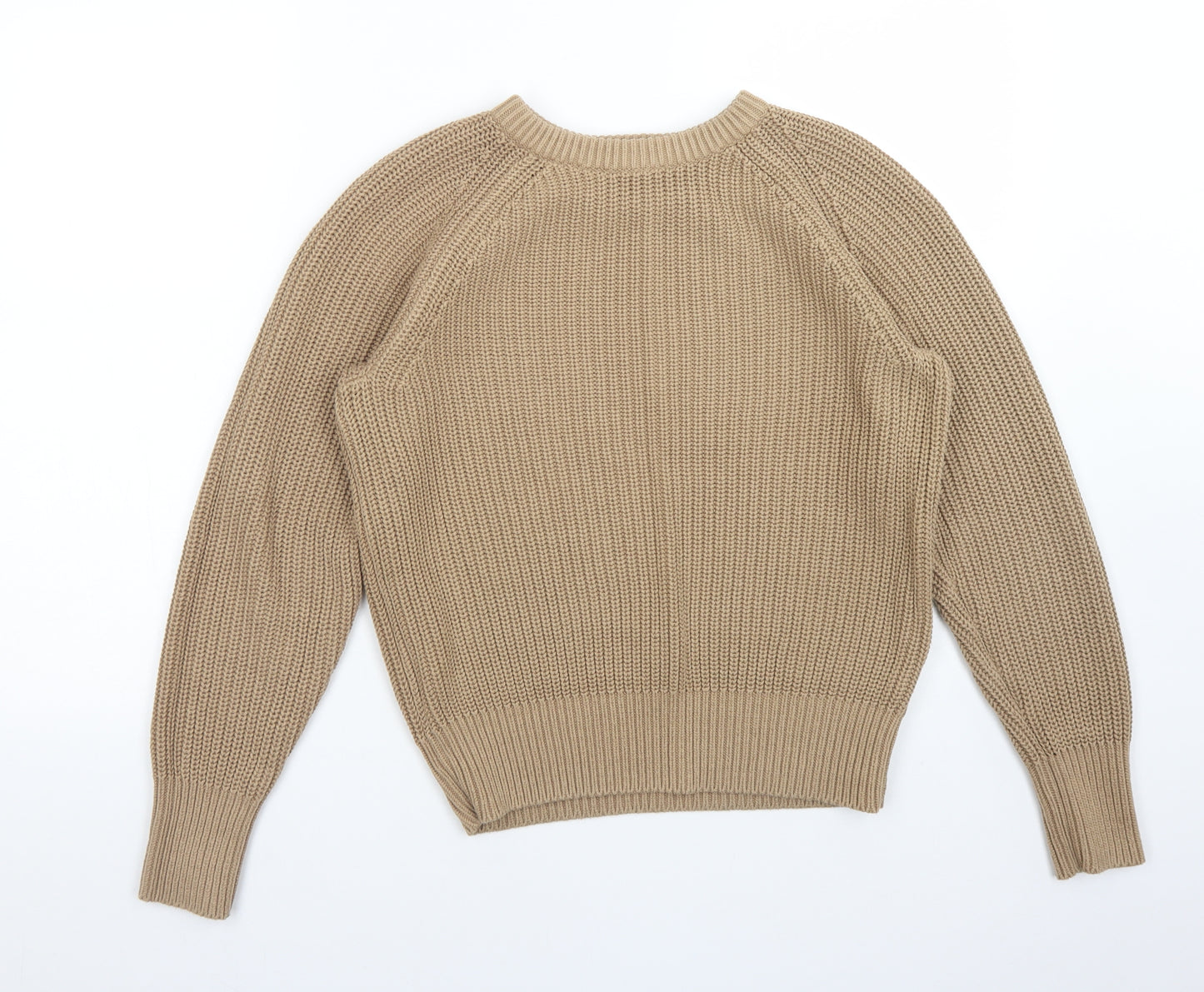 H&M Womens Brown  Acrylic Pullover Sweatshirt Size S