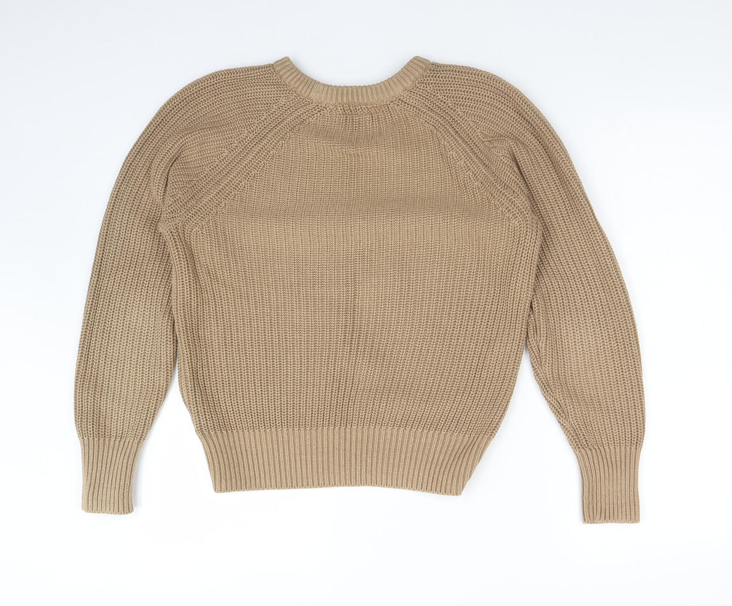 H&M Womens Brown  Acrylic Pullover Sweatshirt Size S