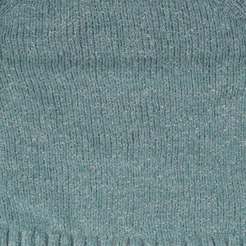 H&M Womens Green Crew Neck  Polyamide Pullover Jumper Size S