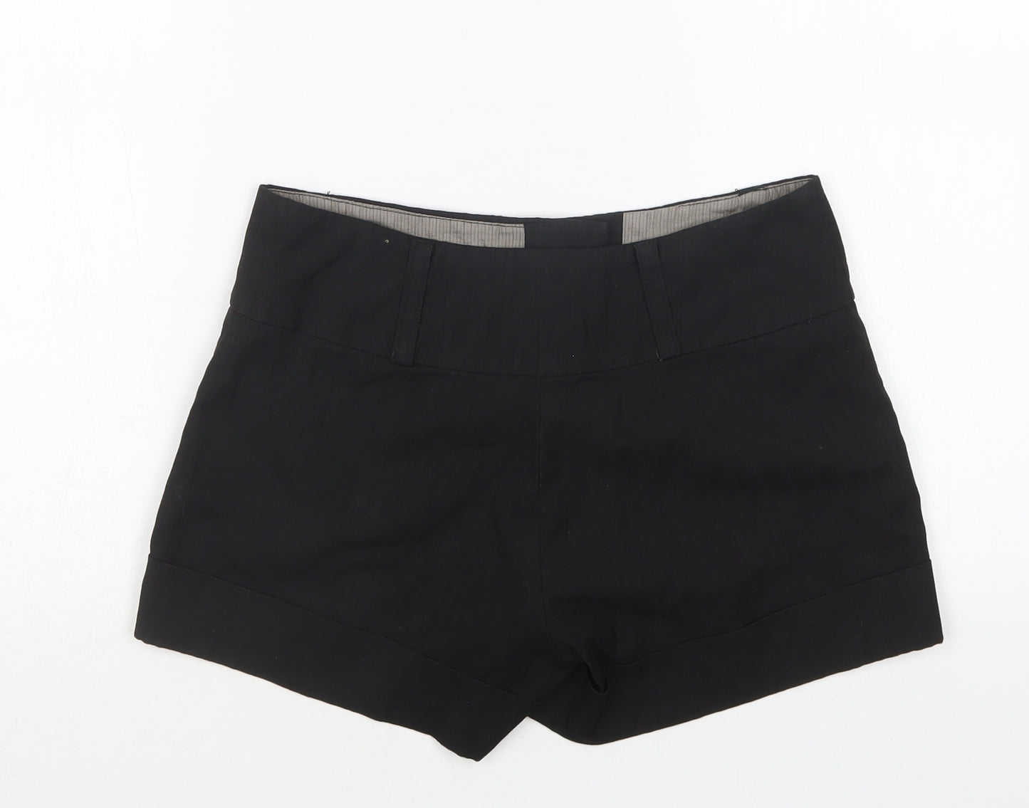 River Island Womens Black  Polyester Hot Pants Shorts Size 8 L3 in Regular