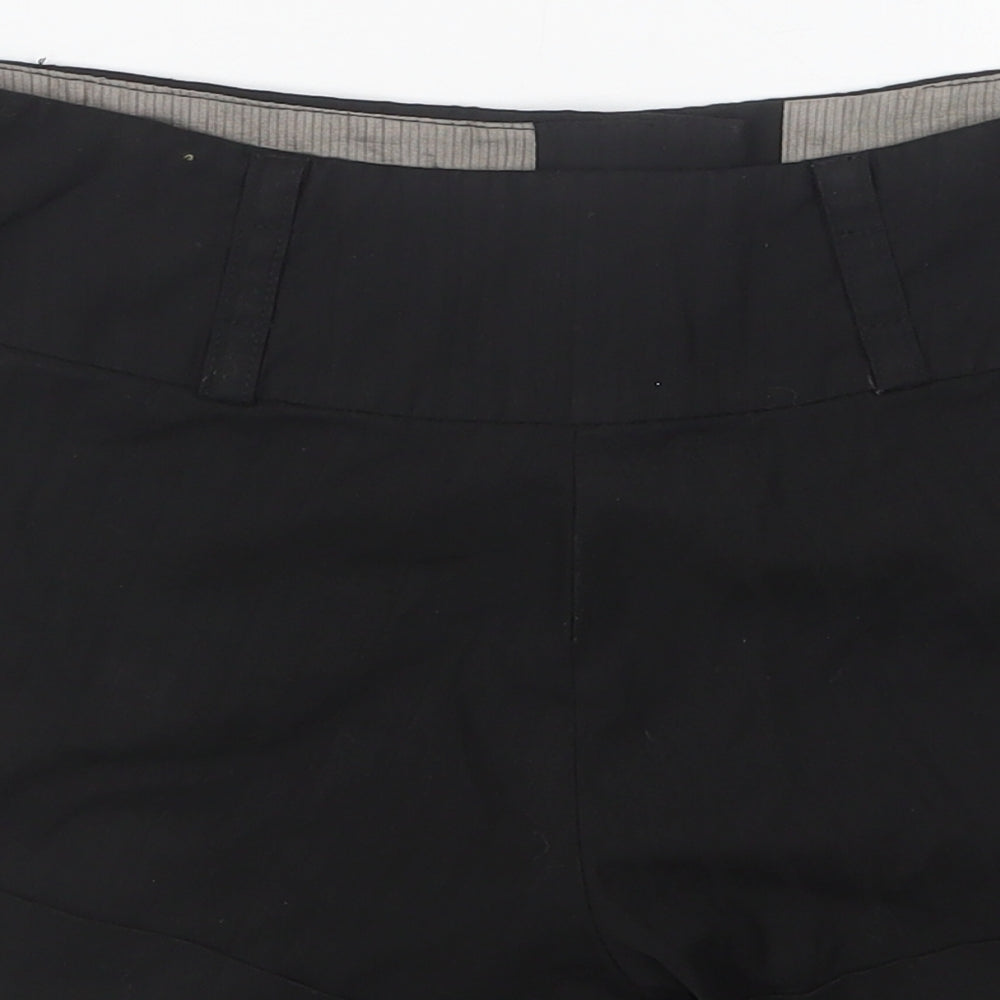 River Island Womens Black  Polyester Hot Pants Shorts Size 8 L3 in Regular