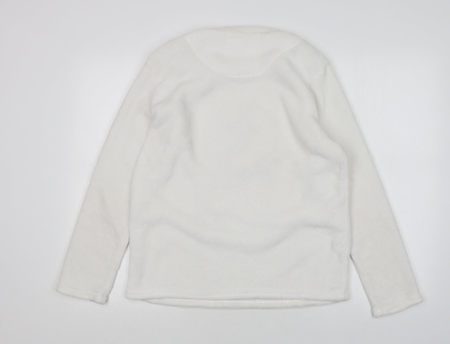 Primark Womens White  Polyester Top Pyjama Top Size S