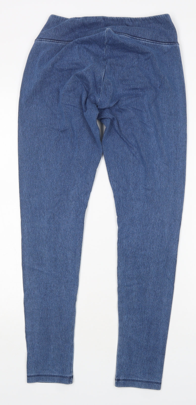 Preworn Womens Blue  Cotton Jegging Jeans Size L L30 in Regular