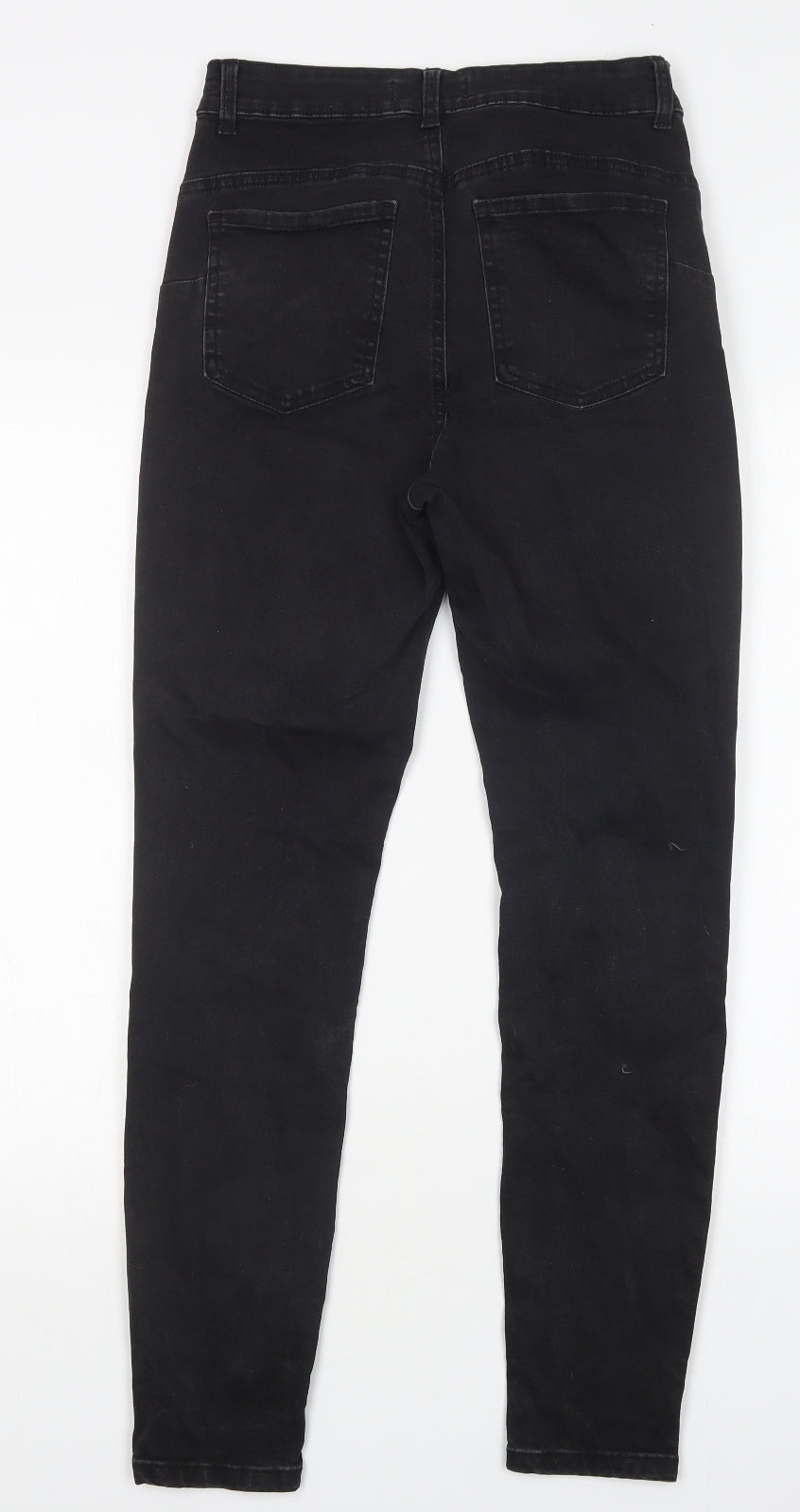 Primark Womens Black  Cotton Skinny Jeans Size 12 L29 in Regular