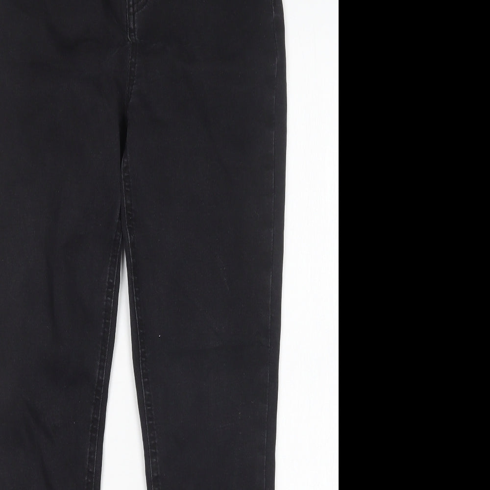Primark Womens Black  Cotton Skinny Jeans Size 12 L29 in Regular