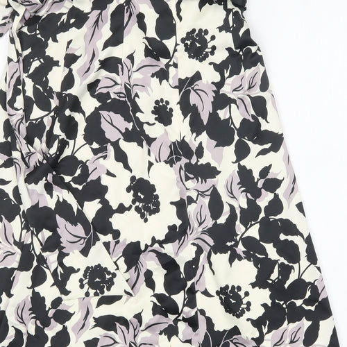DEFINITIONS Womens Multicoloured Floral Polyester A-Line  Size 8  Off the Shoulder