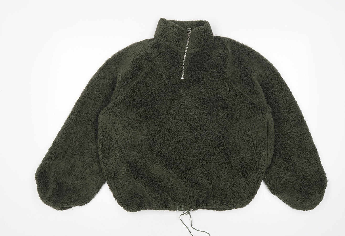 F&F Womens Green  Polyester Pullover Sweatshirt Size 14