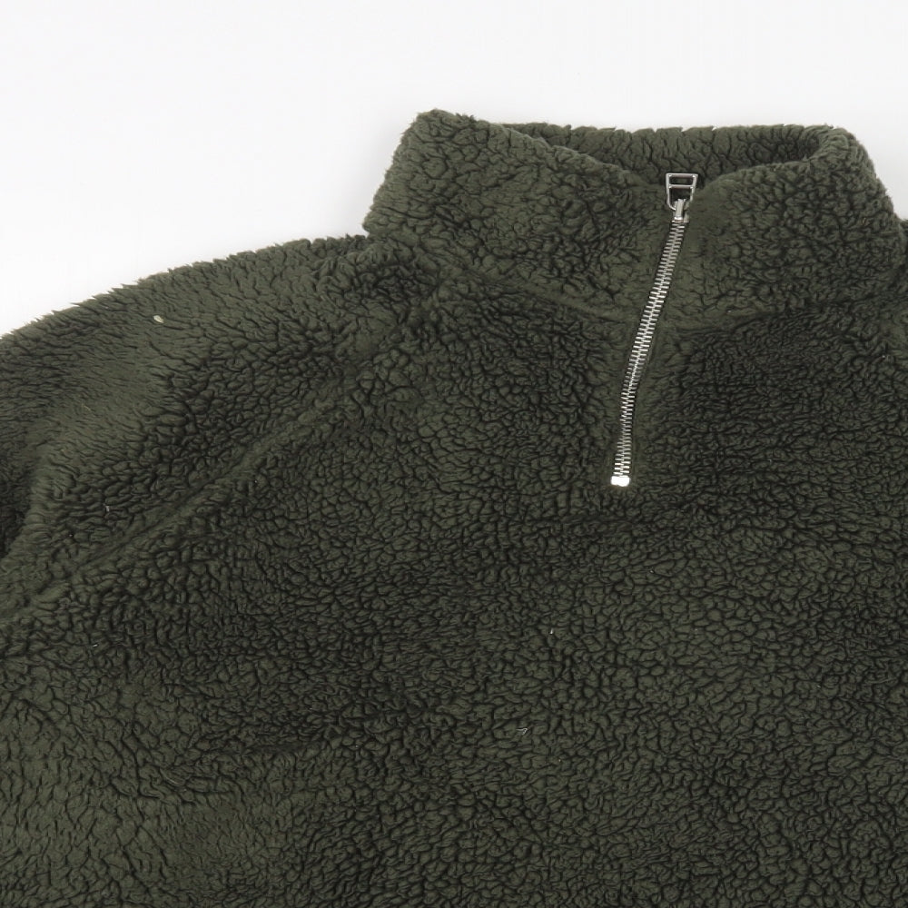 F&F Womens Green  Polyester Pullover Sweatshirt Size 14