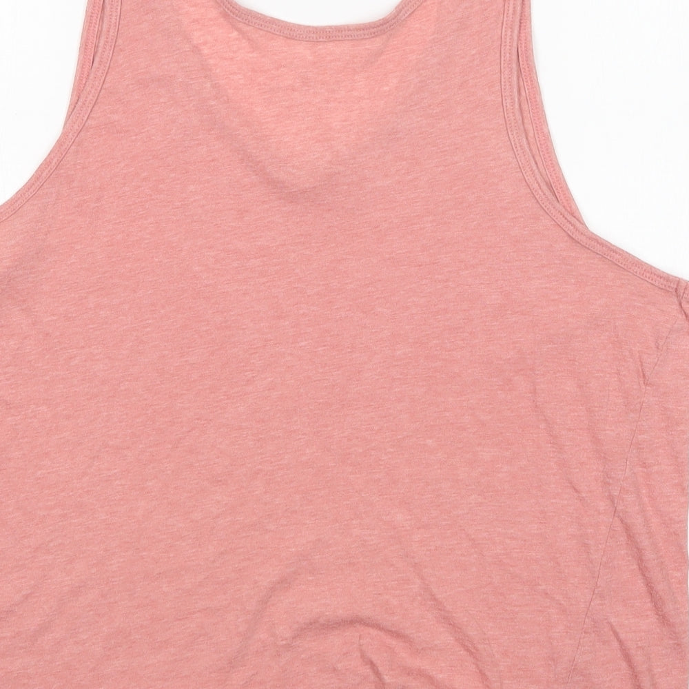 Primark Girls Pink  Polyester Basic Tank Size XL Round Neck