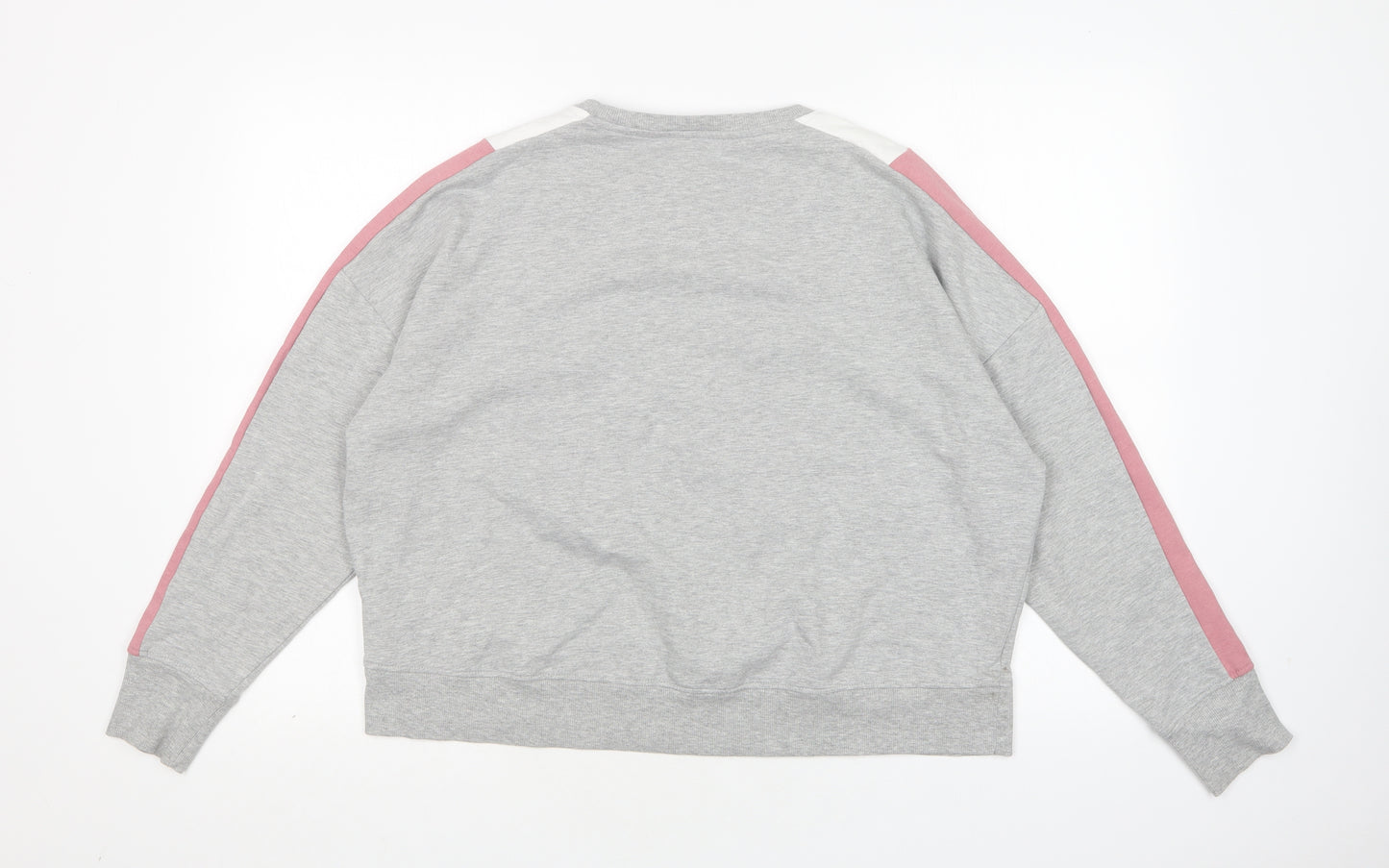 M&S Womens Multicoloured  Cotton Pullover Sweatshirt Size 18