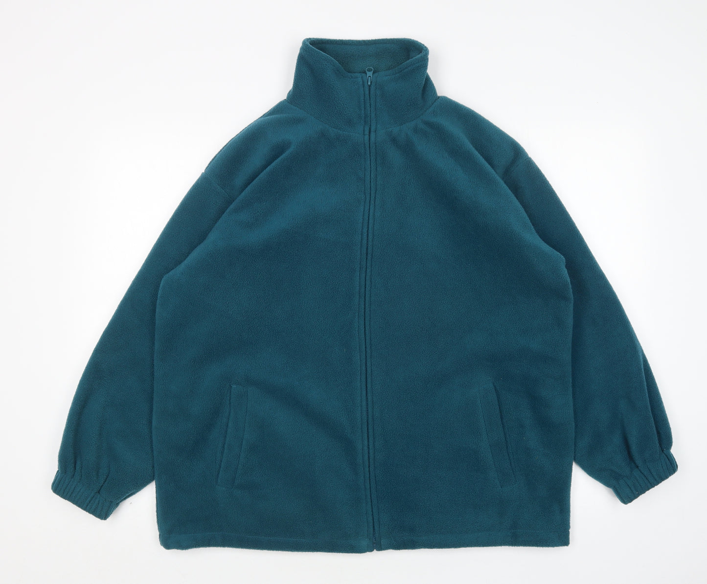 Pauls Mens Green  Polyester Full Zip Sweatshirt Size M