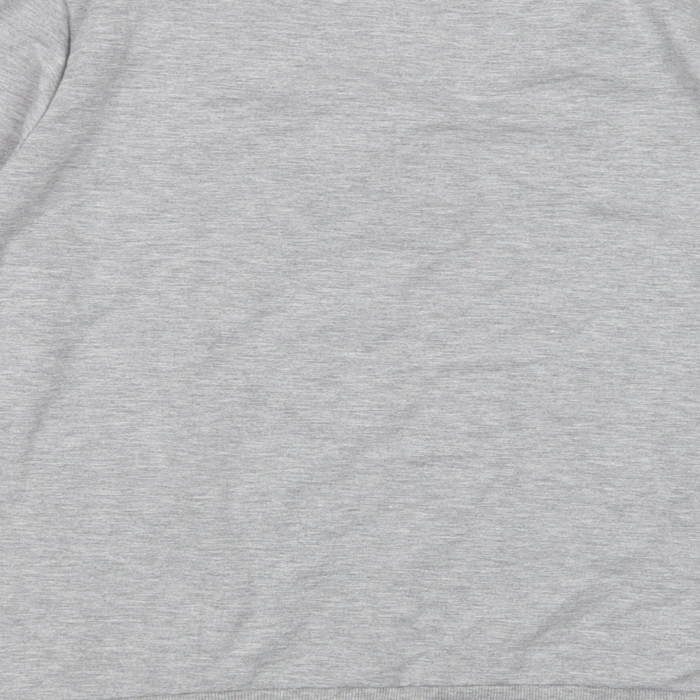 Dorothy Perkins Womens Grey Round Neck  Polyester Pullover Jumper Size 12