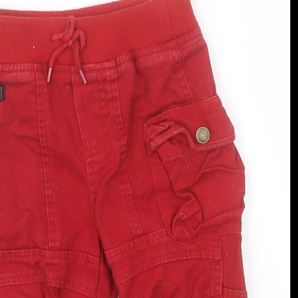 Ralph Lauren Baby Red  Cotton Track Pants Trousers Size 9 Months