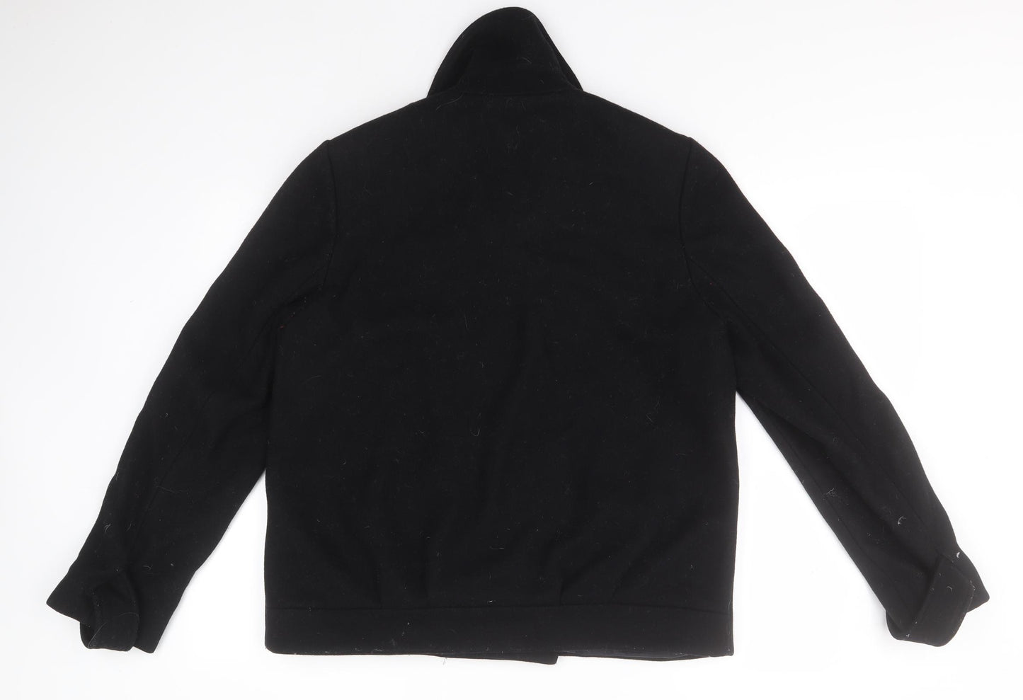 AUBIN & WILLS Womens Black   Overcoat Jacket Size 14