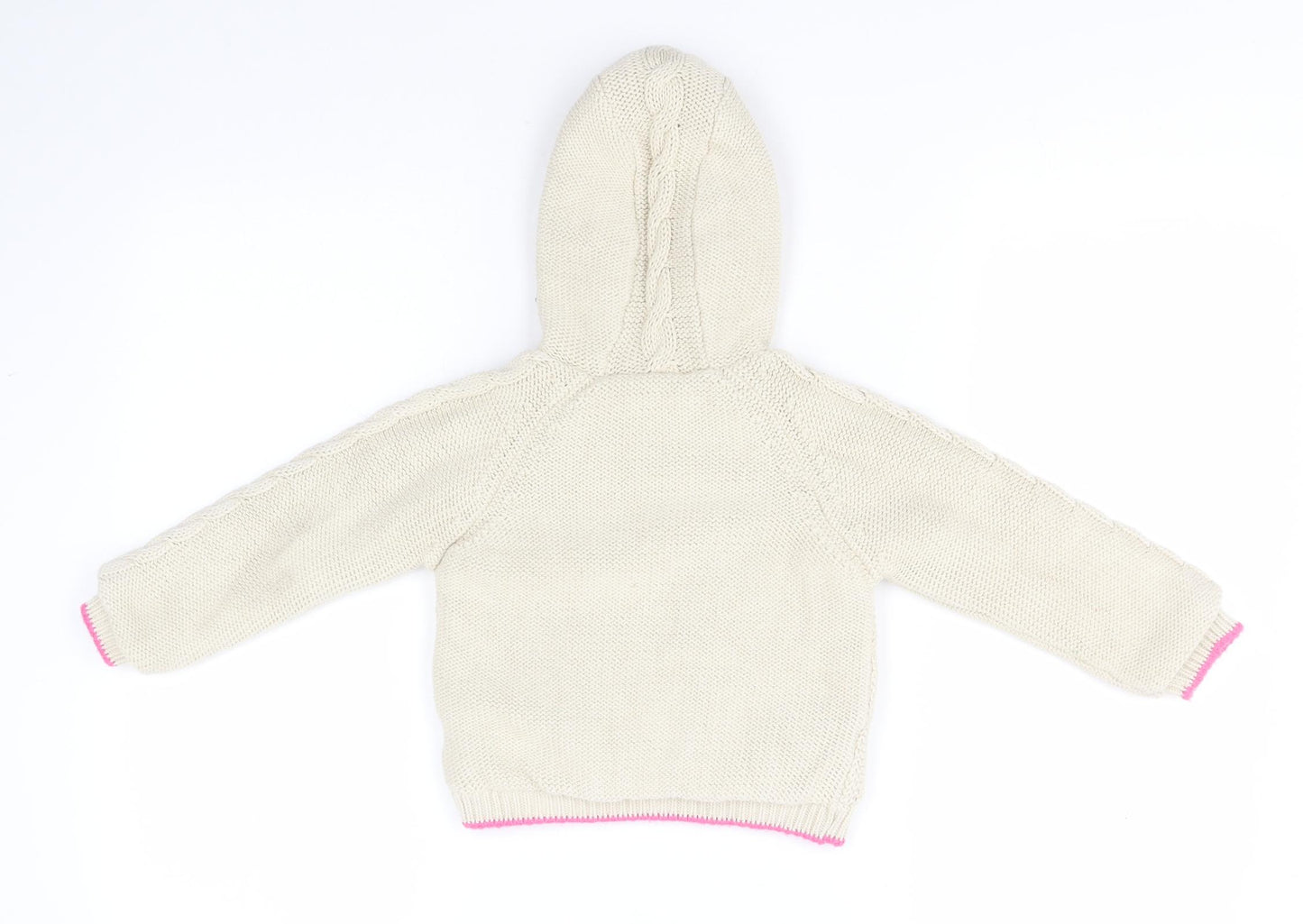 Marks and Spencer Girls Beige   Overcoat Coat Size 2-3 Years