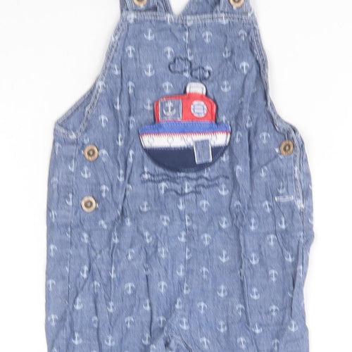 Preworn Baby Blue   Dungaree One-Piece    - Boat