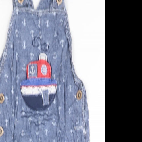 Preworn Baby Blue   Dungaree One-Piece    - Boat