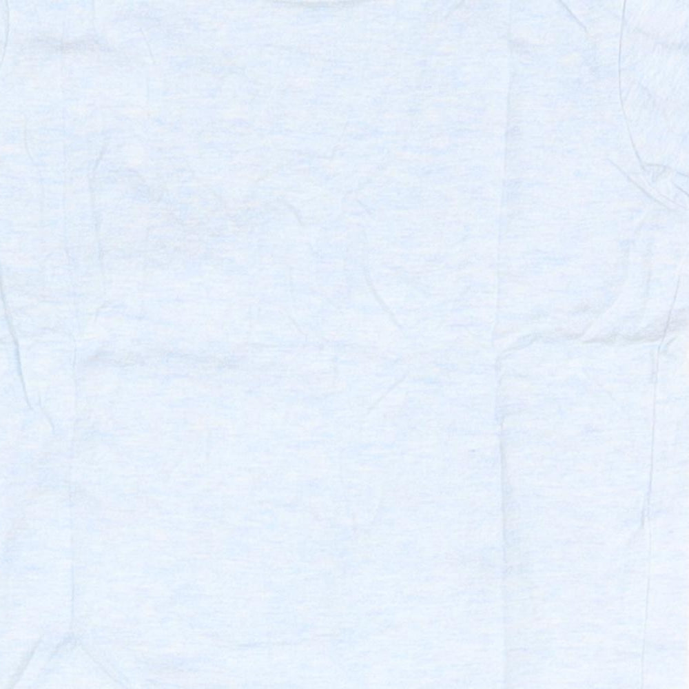 Preworn Boys Blue   Basic T-Shirt Size 9-12 Months Round Neck  - Boats