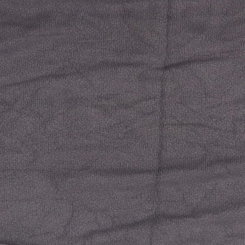 Preworn Womens Grey Round Neck  Viscose Pullover Jumper