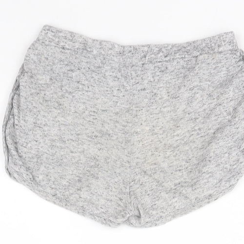 Matalan Girls Grey Floral Polyester Hot Pants Shorts Size 4 Years  Regular