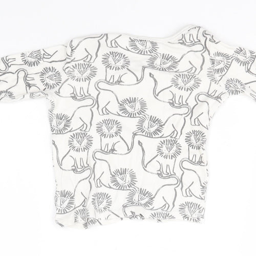 George Baby Grey  Cotton Pullover Jumper Size 12-18 Months   - Lions