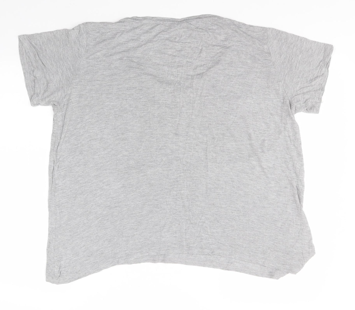 George Womens Grey  Viscose Basic T-Shirt Size 20 Round Neck