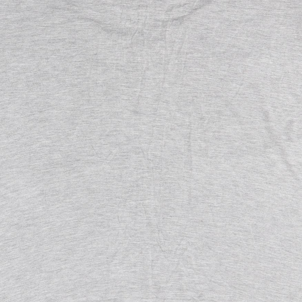 George Womens Grey  Viscose Basic T-Shirt Size 20 Round Neck